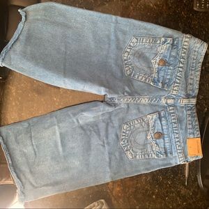 True religion kids shorts